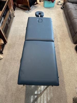 SALONITURE PORTABLE MASSAGE TABLE WITH NYLON CARRY CASE
