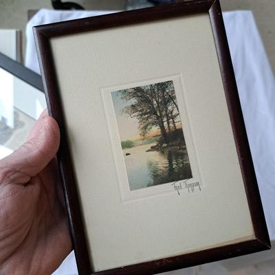 Fred Thompson Hand-Tinted Miniature Photograph & More (PB-SD)
