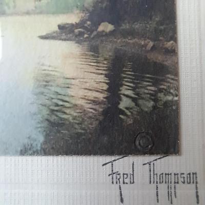 Fred Thompson Hand-Tinted Miniature Photograph & More (PB-SD)