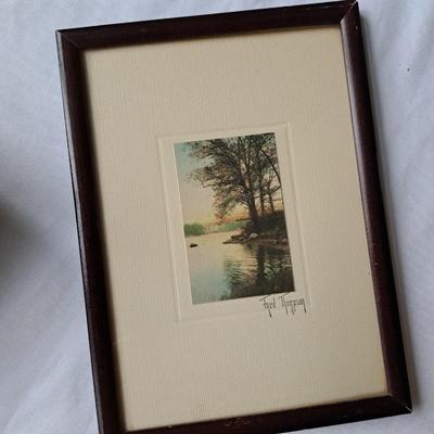 Fred Thompson Hand-Tinted Miniature Photograph & More (PB-SD)