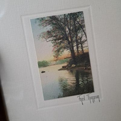 Fred Thompson Hand-Tinted Miniature Photograph & More (PB-SD)