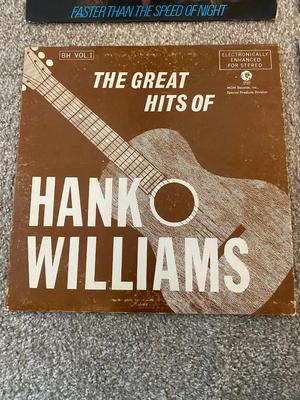 HANK WILLIAMS, THE JUDDS, BONNIE TYLER, AND NEIL DIAMOND ON VINYL