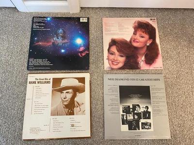 HANK WILLIAMS, THE JUDDS, BONNIE TYLER, AND NEIL DIAMOND ON VINYL