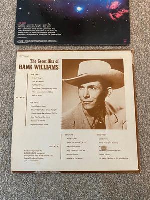 HANK WILLIAMS, THE JUDDS, BONNIE TYLER, AND NEIL DIAMOND ON VINYL