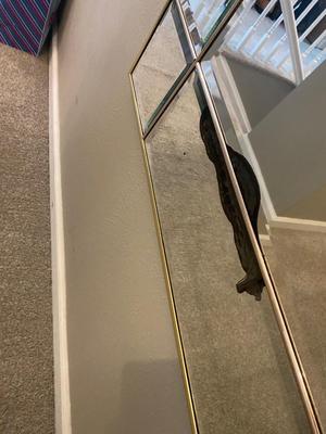 LARGE WALL HUNG MIRROR
