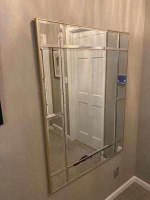 LARGE WALL HUNG MIRROR