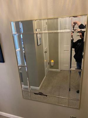 LARGE WALL HUNG MIRROR