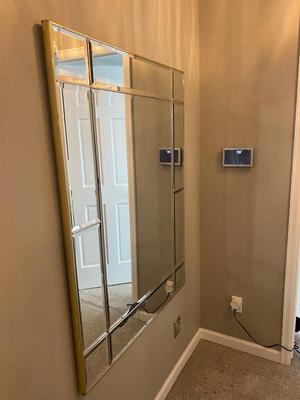 LARGE WALL HUNG MIRROR