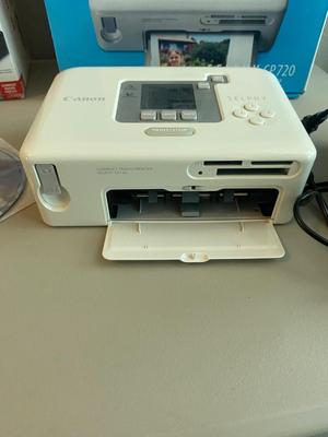 CANON SELPHY PHOTO PRINTER CP270 AND PAPER FOR POST CARDS
