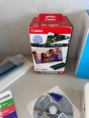 CANON SELPHY PHOTO PRINTER CP270 AND PAPER FOR POST CARDS