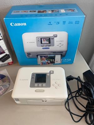 CANON SELPHY PHOTO PRINTER CP270 AND PAPER FOR POST CARDS