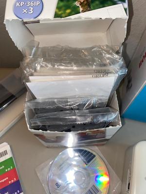 CANON SELPHY PHOTO PRINTER CP270 AND PAPER FOR POST CARDS