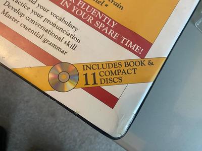 BARRON’S MASTERING SPANISH COMPLETE SET And A COOL PLUG-IN LIGHT & CLOCK TRANSISTOR RADIO AND MORE!