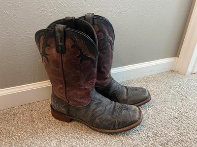 MEN’S SMOKY MOUNTAIN COWBOY BOOTS SIZE 12