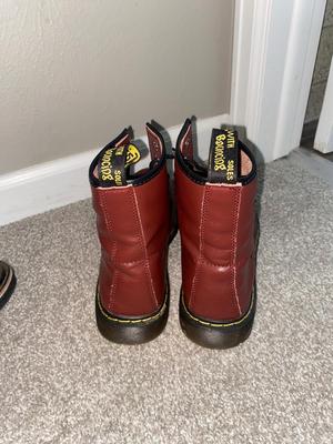 LIKE NEW MEN’S DOC MARTIN BOOTS SIZE 46 AND A PAIR OF SKETCHER’S SHOES SIZE 12