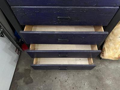 6 DRAWER CHEST OF DRAWERS AND BOOK SHELF
