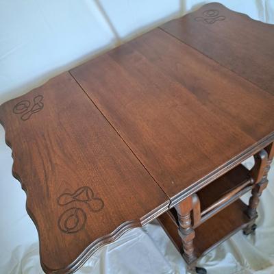 Wooden Tea Cart & Tray - John C. Mundell & Co. (PB-SD)