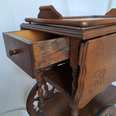 Wooden Tea Cart & Tray - John C. Mundell & Co. (PB-SD)