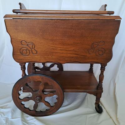 Wooden Tea Cart & Tray - John C. Mundell & Co. (PB-SD)