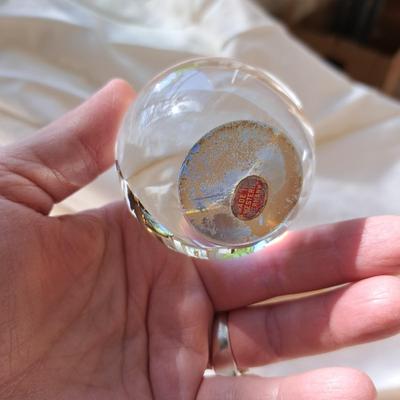 Robert Held Signed Glass Paperweight and More (PB-SD)