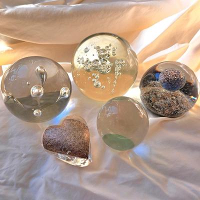 Robert Held Signed Glass Paperweight and More (PB-SD)