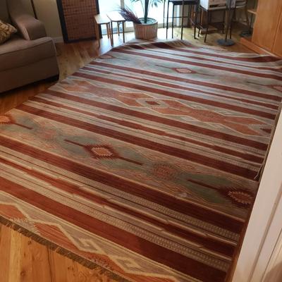 Earth Toned Khyber Pass Egyptian Rug - 7'7" x 11' (DR-KD)