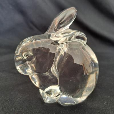 Collection of Eight Fenton & Hadeland and More Clear Art Glass Animals (PB-SD)