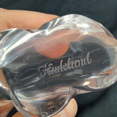 Collection of Eight Fenton & Hadeland and More Clear Art Glass Animals (PB-SD)