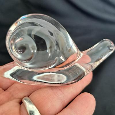 Collection of Eight Fenton & Hadeland and More Clear Art Glass Animals (PB-SD)