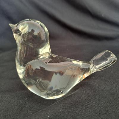 Collection of Eight Fenton & Hadeland and More Clear Art Glass Animals (PB-SD)