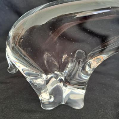 Collection of Eight Fenton & Hadeland and More Clear Art Glass Animals (PB-SD)