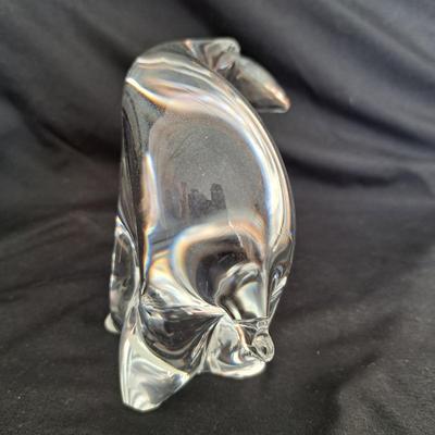 Collection of Eight Fenton & Hadeland and More Clear Art Glass Animals (PB-SD)