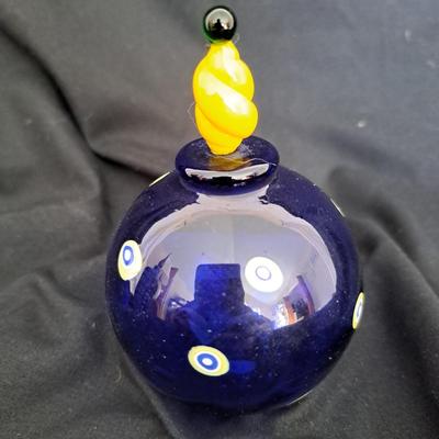 Murano Vase, Blown Glass Perfume Bottle & More (PB-SD)