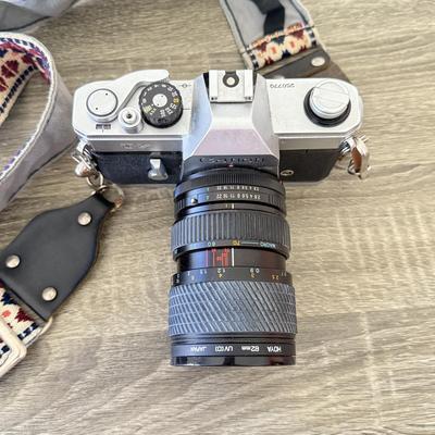 LOT 1K: Vintage Canon TX 35mm Film Camera w/ Lens & Manual