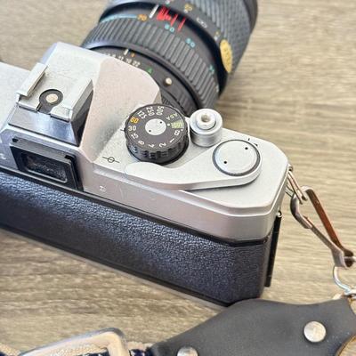 LOT 1K: Vintage Canon TX 35mm Film Camera w/ Lens & Manual