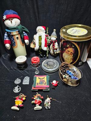 Christmas decorations - pewter - snowmen - Potpourri - ornaments and more