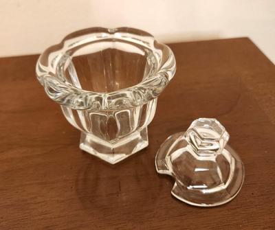 Lot #202 Baccarat Crystal Jam Jar