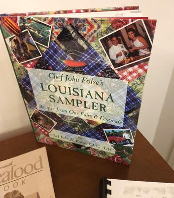 Lot #204 Lot of 3 Autographed/vintage Cookbooks - John Folse, more