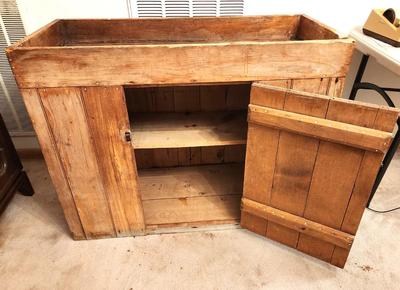 Lot #209 Antique Primitive Dry Sink