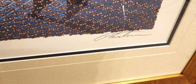 Lot #211 "The Making of Angels" Fused Lithograph by artist Christian Seidler