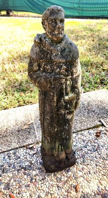 Lot #216 Vintage Concrete Yard Statue - St. Francis