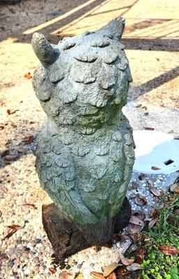 Lot #217 Vintage Yard/Garden Statue - Hoot Owl