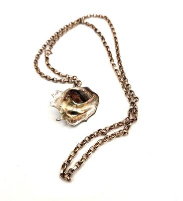 Lot #220 Vintage Mignon Faget Pendent on Sterling Chain