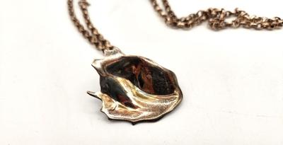 Lot #220 Vintage Mignon Faget Pendent on Sterling Chain
