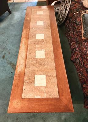 Lot #226 MCM Slate Top Coffee Table