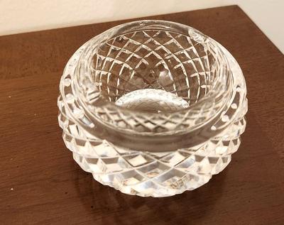 Lot #227 Lot of 2 Crystal Ash Trays - Mikasa/Waterford