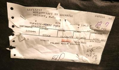 Lot #228 Hurwitz Mintz Leather Motion-Craft by Sherrill Recliner