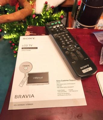Lot #234 Sony 55" LCD TV with DVD/VCR Combo - works fine