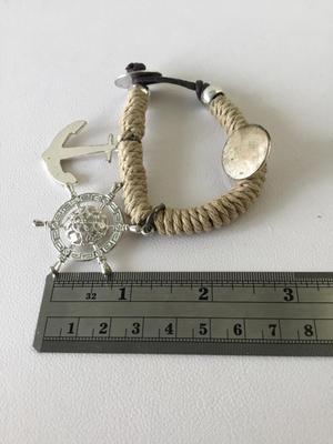 Vintage rope fashion charm bracelet