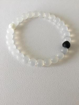 Rubber beaded fashion bracelet
